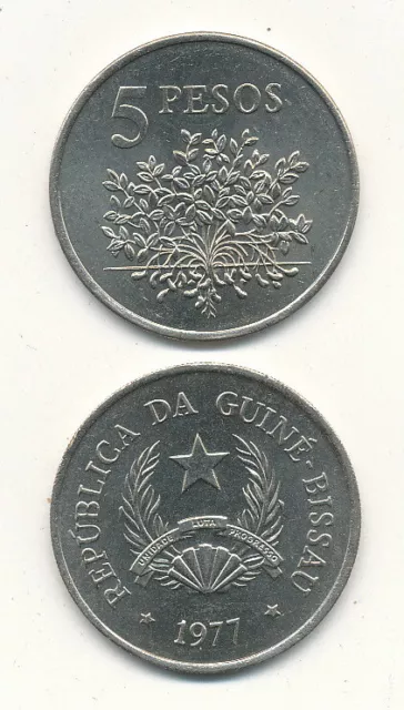 Guinea-Bissau - 5 Pesos 1977 UNC