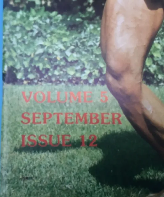 BODYBUILDING MONTHLY - September 1982 - J. Lujan Front and back cover 2