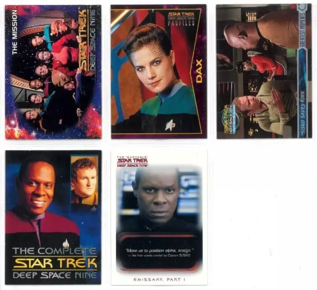 Star Trek: Deep Space Nine lot of your choice of 10 trading cards, promos