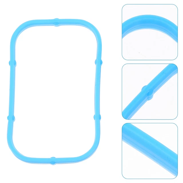 4 pz guarnizioni collettore di aspirazione guarnizioni in silicone carrello accessori blu