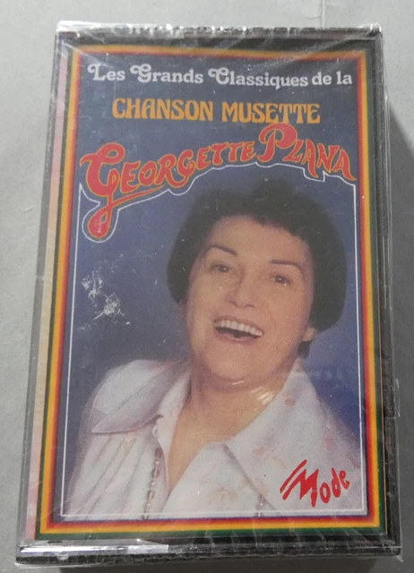 Rare K7 Cassette Audio Tape Les Grands Classique De Musette Georgette Plana Neuf
