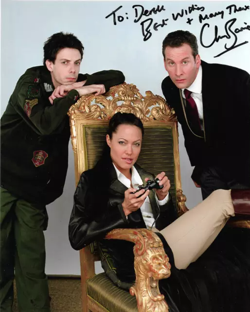 Chris Barrie ""Tomb Raider"" original signiertes Autogramm 10x8 COA 33595