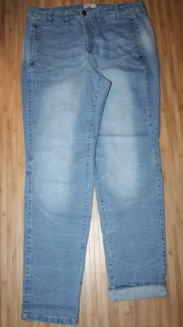 SHEEGO - STRETCH-JEANS light blue used LANG-GR.88/44 92/46 96/48 100/50 104/52