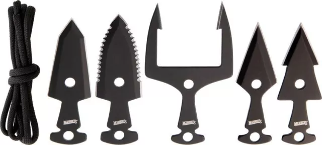 Marbles Tactical Arrowhead 5 Piece Set Black Finish Stainless - 377 / CT3046