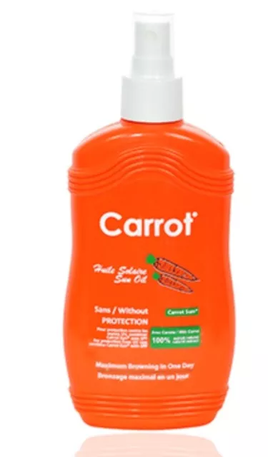 Carrot Sun Tanning Oil 200ml Spray