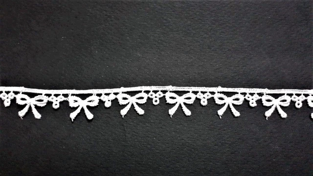 Ruban De Dentelle En Tulle De Coton Sweet Trims - 10 Cm De Large, Vendu Au Mètre, Pour La Création Textile
