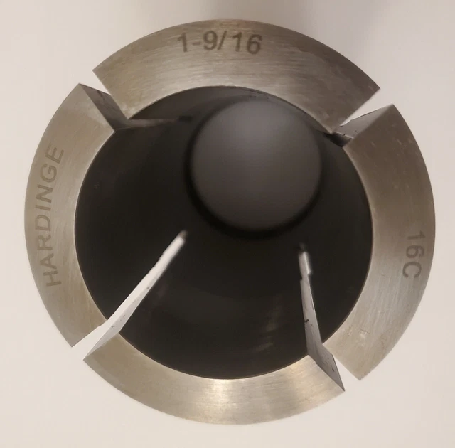 Hardinge 1-9/16" 16C Collet Smooth / Internal Threads Excellent Cond 1.562"