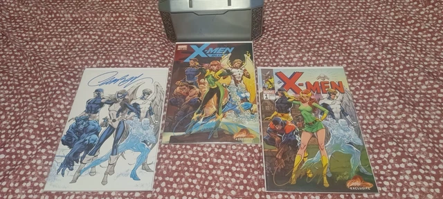 X-men Blue #1 A/B/C Signed By J. Scott Campbell