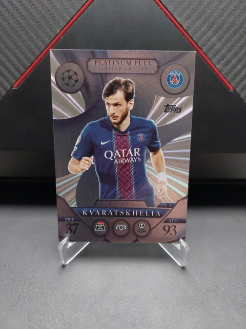 TOPPS MATCH ATTAX UCC 2025 26 Platinum Pull Khvicha Kvaratskhelia No topps-match-attax-ucc-2025-26-platinum-pull-khvicha-kvaratskhelia-no