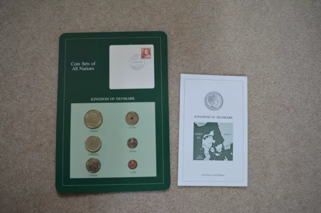 Coin Sets of All Nations - Denmark 5 Ore to 5 Kroner