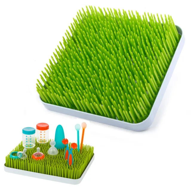 Simulation Green Lawn Grass Countertop Baby Bottle Utensils Dish Drying Rack Mat