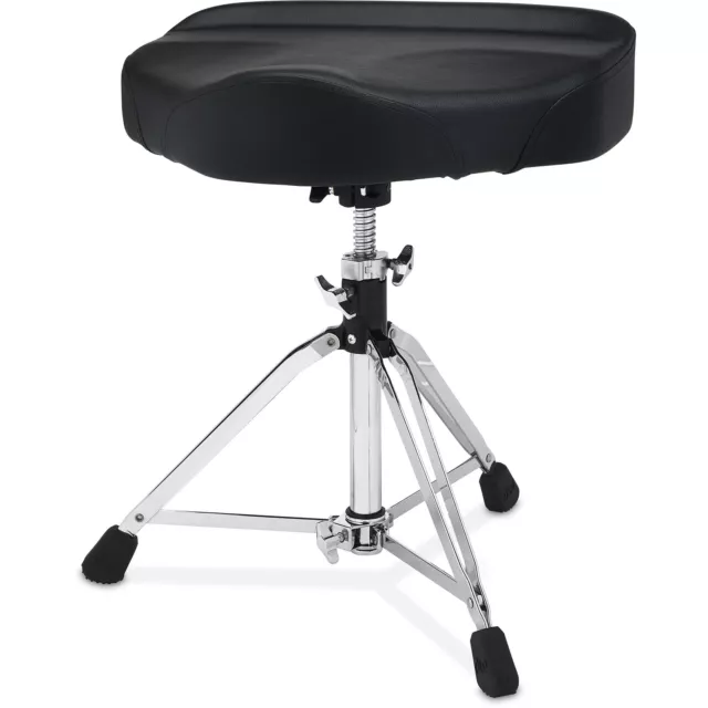 DW Drum Workshop Heavy Duty Throne with Motorcycle Seat Top