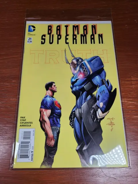 Batman Superman #21 (New 52 DC Comics) 1st Print NM/ M Bagged/ Boarded