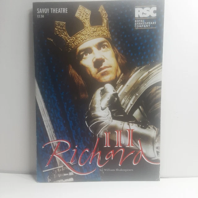 Richard 111 Theatre Programme Autographed By 9 Members Of The Cast.