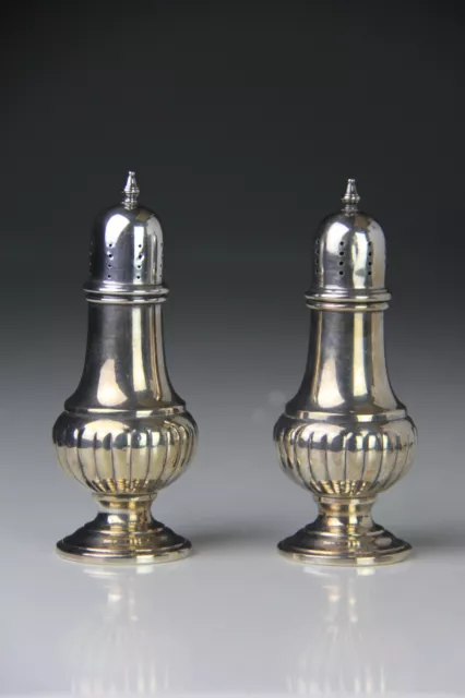 Vintage F.B. Rogers Silver Co. Sterling Silver Salt and Pepper Shakers