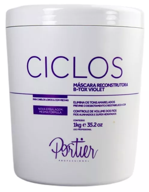 Ciclos B-Tox Volume Control Violet Mask 1KG - Portier/Hair Botox