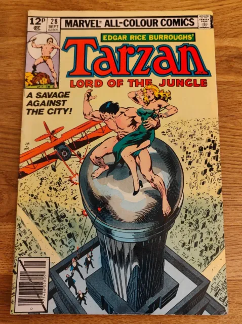 COMIC - Marvel Burroughs Tarzan Herr des Dschungels Nr. #28. September 1979 Bronzezeit
