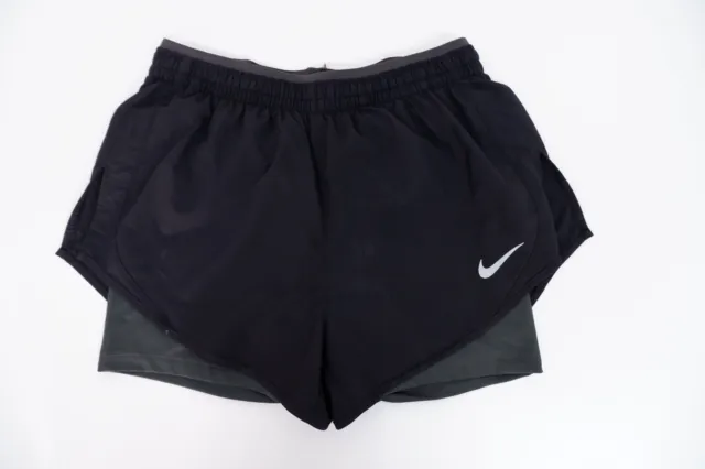 Pantaloncini da corsa Nike Dri Fit da donna palestra taglia S neri