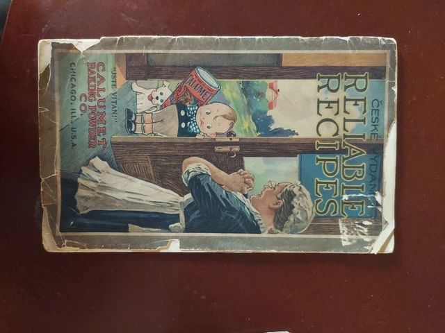 2 antique Recipe baking powder