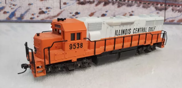 Ho Scale Atlas Gp38 Illinois Central Gulf #9538 Diesel Locomotive Nice!!🔥🔥🔥🔥