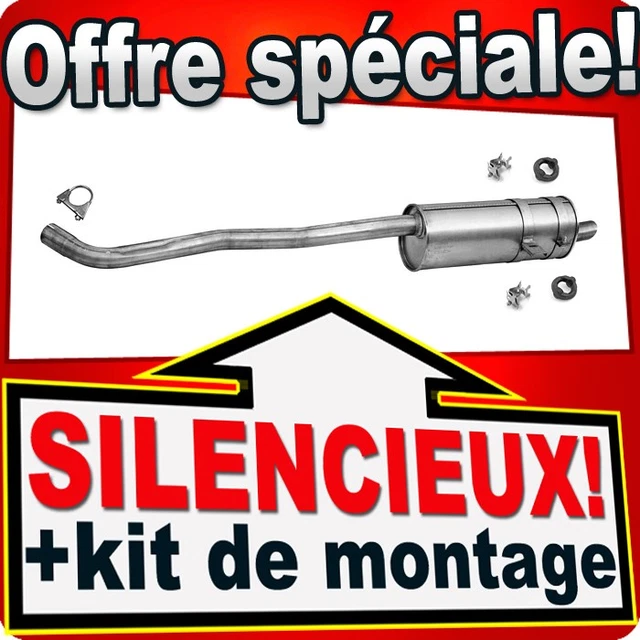 Silencieux Arrière Pour BMW 5 E34 520i 150ch (1990-1997) - Homologation E - Garantie 30 Mois