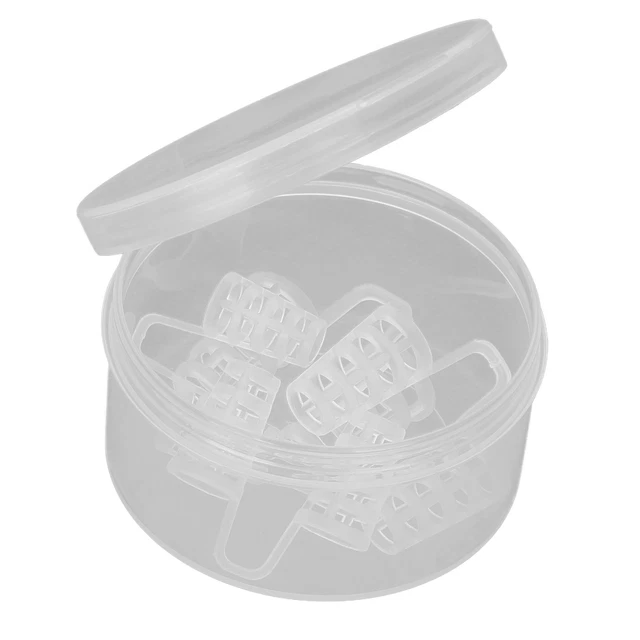 Anti-Schnarch-Geräte 4 Stück Mini-Stop-Schnarch-Nasenventile Transparentes