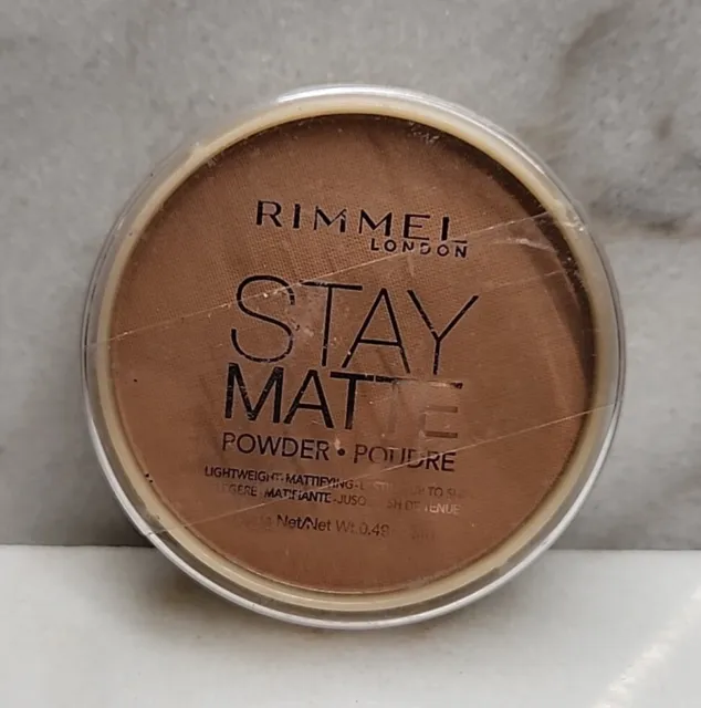 Rimmel London Stay Matte Face Powder #016 Deep Beige .49oz/14g New free shipping