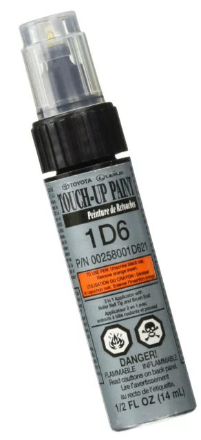 Genuine Toyota 00258-001D6-21 Silver Sky Metallic Touch-Up Paint Pen (0.5 fl ...