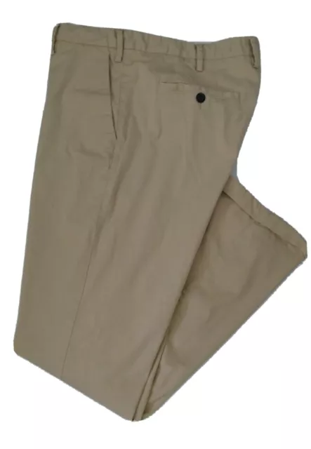 Mens GANT Rugger "New Haven" Stretch Summer Chino Light Khaki Pants 36 x 30