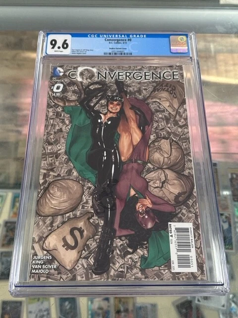 Convergence #0 (2015, DC) 1:100 Adam Hughes Variant  Catwoman   CGC 9.6