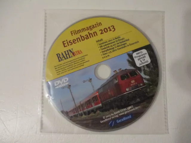 DVD Bahn Extra "Filmmagazin Eisenbahn 2013"