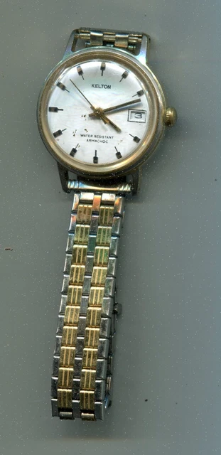 Montre Vintage KELTON Timex Des Années 50 - Mécanique Manuelle - Boîtier Doré Plaqué - Made In France