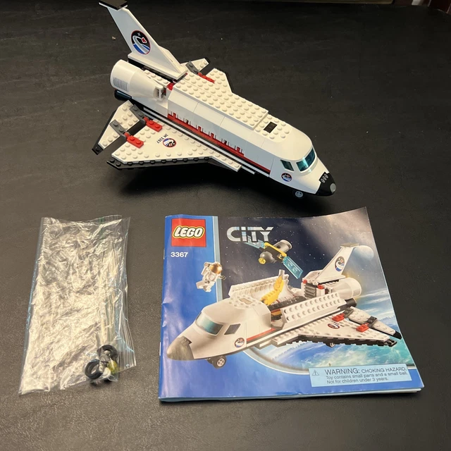 Lego City (3367) Space Shuttle 99.9% Complete w/ Instructions Lego City (3367) Space Shuttle 99.9% Complete w/ Instructions