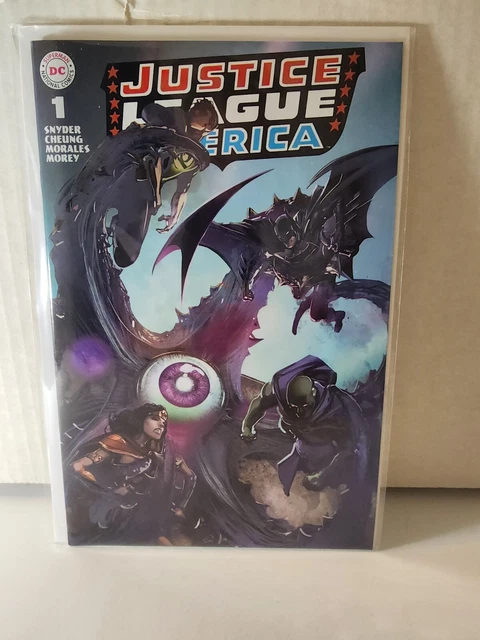 Justice League of America #1 Clayton Crain trade dress variant LOTS OF PICS!