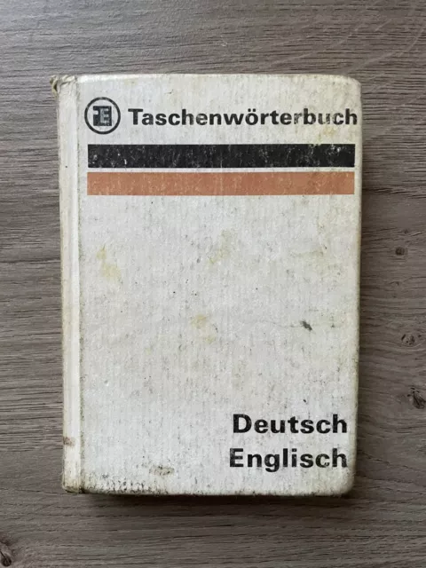 DDR  Taschenwörterbuch Englisch  - deutsch