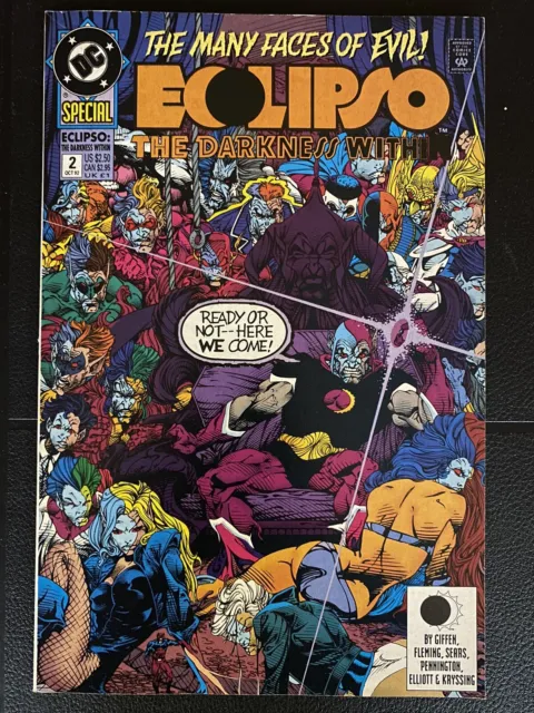 Eclipso: The Darkness Within #1 *SIGNED* by Bart Sears DC Comics 1992 NM 4 Books 8