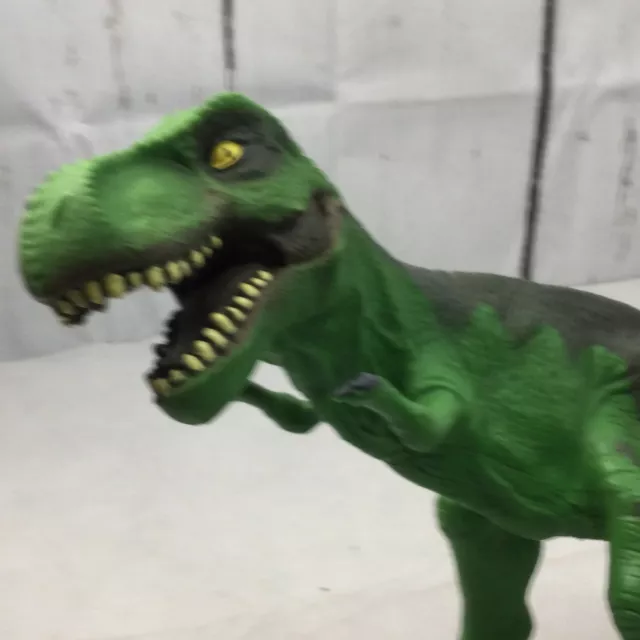 Tyrannosaurus 2112A Soft Rubber Green T-Rex 2011 Toys R Us Dinosaur 20 inches