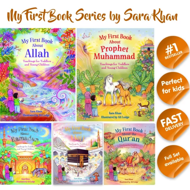 My First Book Allah Ramadan Muhammad Quran Hajj *Full Set* Islamic Kids Bundle