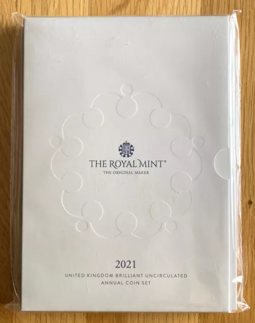 2021 – Royal Mint Brilliant Uncirculated Annual Coin Set (Sealed)