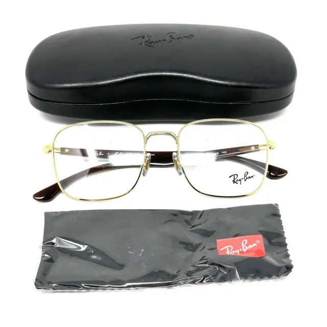 Ray Ban RB 6469 2500 Gold Aviator Authentic Men’s Eyeglasses Frames 52-19-145mm