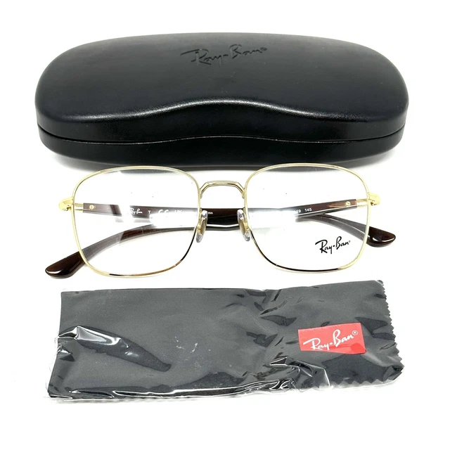 Ray Ban RB 6469 2500 Gold Aviator Authentic Men’s Eyeglasses Frames 52-19-145mm Ray Ban RB 6469 2500 Gold Aviator Authentic Men’s Eyeglasses Frames 52-19-145mm