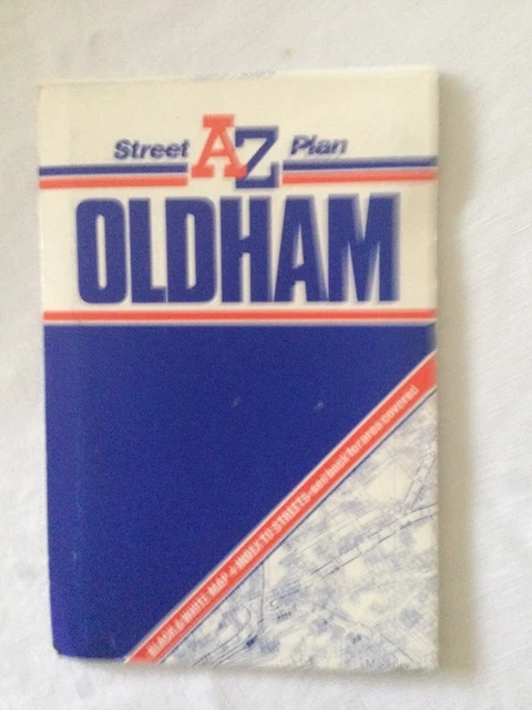 VINTAGE OLD OLDHAM Street Map Plan A-Z $2.48 - PicClick