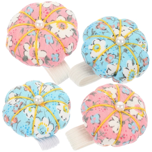 4 Pcs Finger Ring Pincushions Finger Stick Crocheting Accessories Small Needle
