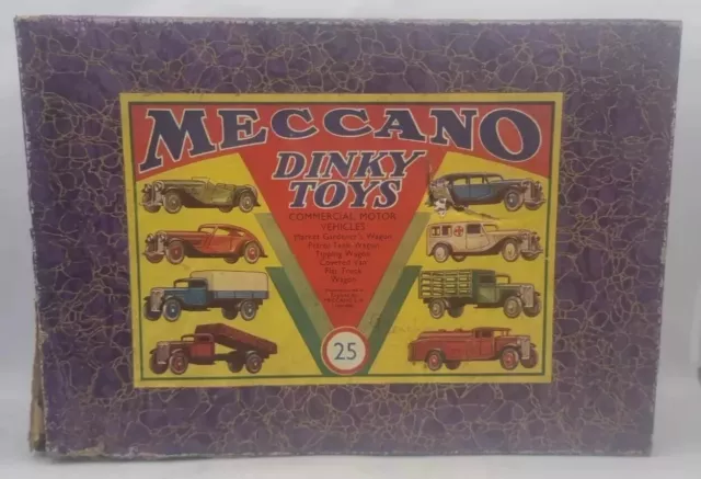 Scarce Pre-War Original Meccano Dinky Toys Commerical Motor Vehicles No.25 Dt25