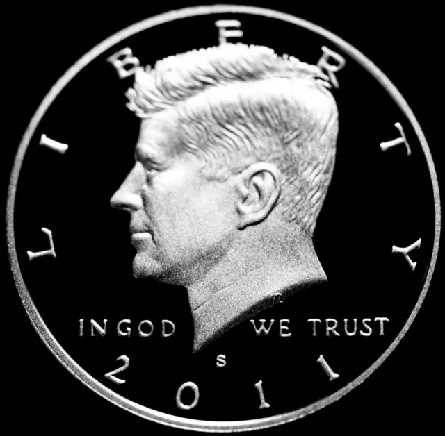 2011 S Kennedy Half Dollar Mint Silver Proof from Original US Silver Proof Set