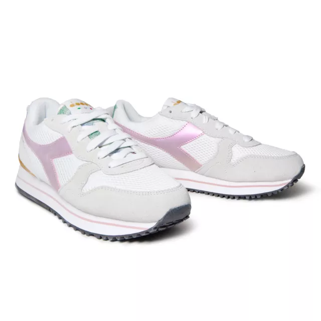 Scarpe Sneaker Donna DIADORA Modello OLYMPIA PLATFORM GLITTER WN - 2 Colori