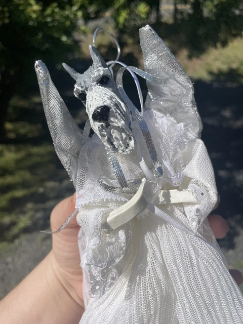 Vintage Schnauzer 'Pet Angel' Christmas Tree Topper Dog Dogs Lovers Gifts Dress