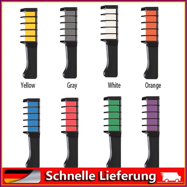 Cepillo para teñir el cabello desechable color tiza hágalo usted mismo mujeres pintura colorida peinado