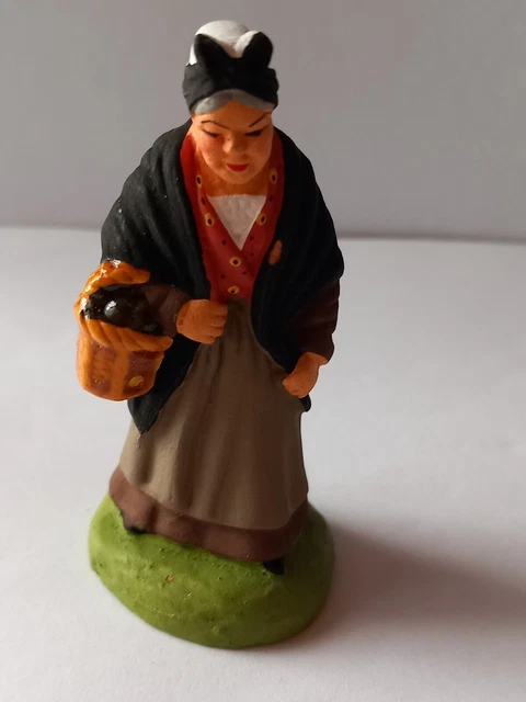 2 ANCIENS SANTONS EN TERRE CUITE CARBONEL CLAUDE ET LANDE