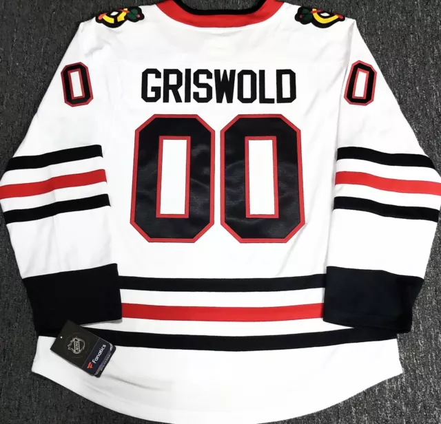 YOUTH-LXL CHEVY CHASE/CLARK GRISWOLD CHICAGO BLACKHAWKS PREMIER BREAKAWAY  JERSEY
